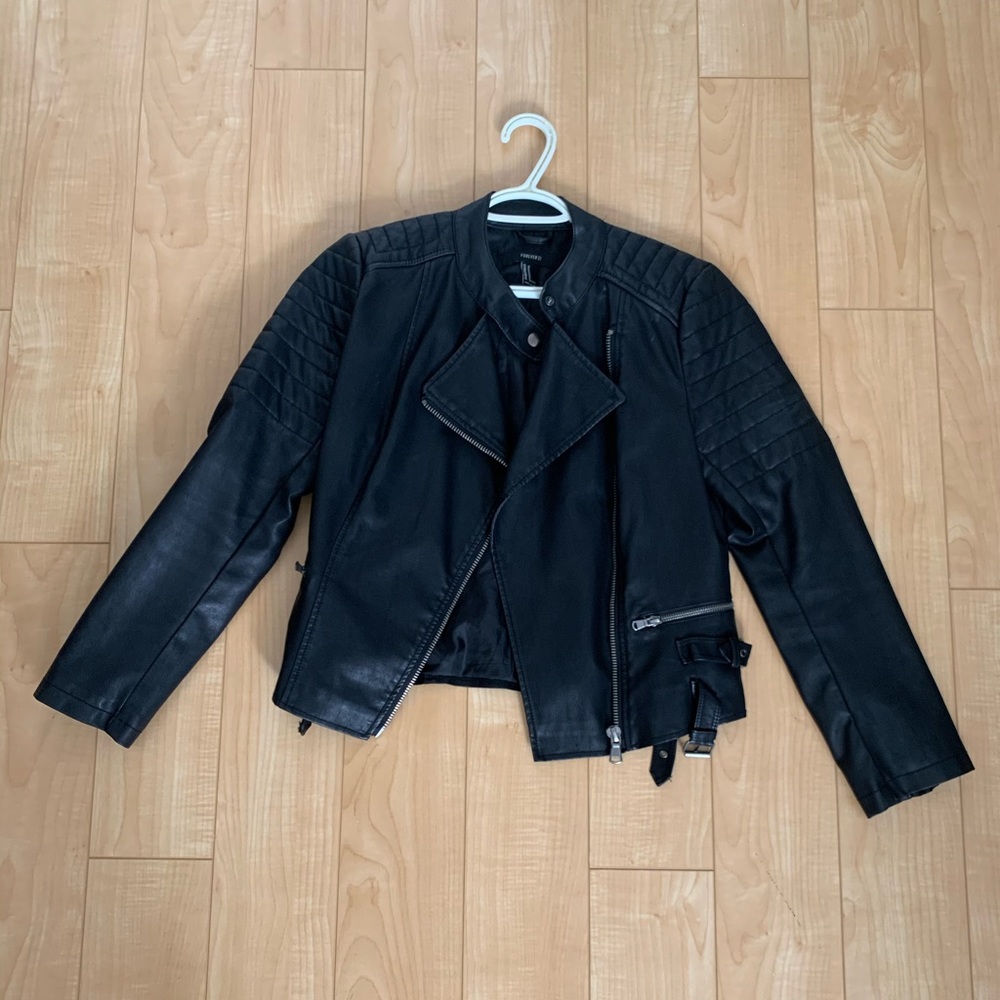 F21 leather jacket